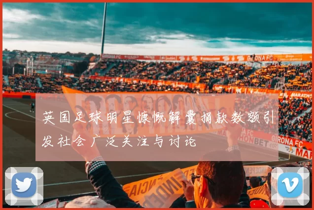 英国足球明星慷慨解囊捐款数额引发社会广泛关注与讨论